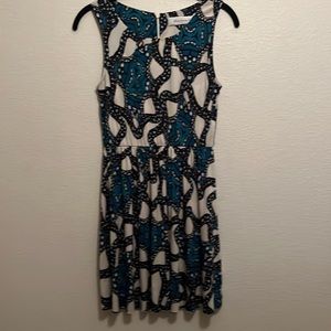 Y2K T-bags mini dress boho stretch zip S Small